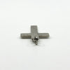 Vintage Large Sterling Silver Engraved Christian Cross Pendant 925 (Birm 1973)