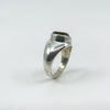 Chunky Oval 2.50ct Citrine Solitaire Sterling Silver Ring Size P 