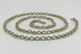 Vintage Sterling Silver 29.5” Rolo Links Chain / Necklace 925