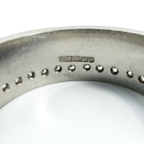 Chunky Wide 6.8mm Platinum Diamond Full Eternity Band / Ring 950 Size O (2007)