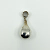 Vintage Sterling Silver Tear Drop Perfume / Poison Bottle Pendant 925