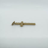 Vintage 9ct Gold Diamond Cut Christian Cross Pendant / Charm 375 Reversible 3d