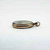 Antique 9ct Rose Gold Double Sided Glass Photo Locket 375 Chester 1902