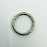 Antique Platinum Old Cut Diamond Full Eternity Band / Ring Size L - M