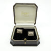 Vintage Sterling Silver Rectangular Cufflinks by Kit Heath 925