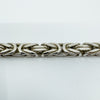 Chunky Sterling Silver 9.4” Byzantine Bracelet 925 Heavy 40g 