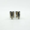 Vintage Sterling Silver Rectangular Cufflinks by Kit Heath 925