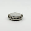 Large Vintage Sterling Silver Oval Floral Engraved Locket 925