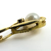 Vintage 9ct Gold 6mm Pearl & Diamond Pendant & 18” Chain Necklace 375 (1980)