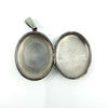 Large Chunky Antique Victorian Sterling Silver Cameo Portrait Locket 925