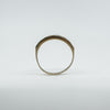 14ct Gold 0.50ct French Cut Sapphire Half  Eternity Band Ring Size M 1/2 585