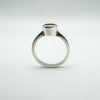 New 1.26ct Ruby Solitaire Ring Sterling Silver 925