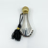 Vintage Sterling Silver Chunky Towle Perfume Bottle / Pendant 925 Art Deco Style
