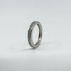 Sterling Silver CZ Full Eternity Stacking Band Ring Size M