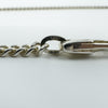 Vintage Sterling Silver Chunky Gucci G Drop Pendant & 19.8” Chain 925