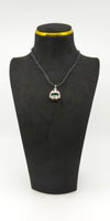 Sterling Silver Vintage Claddagh Spinning 3x Sided Fob / Pendant 925
