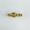 Vintage 9ct Gold Buckle Ring Size O (Sheffield 1981)