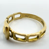 Vintage 9ct Gold Buckle Ring Size O (Sheffield 1981)