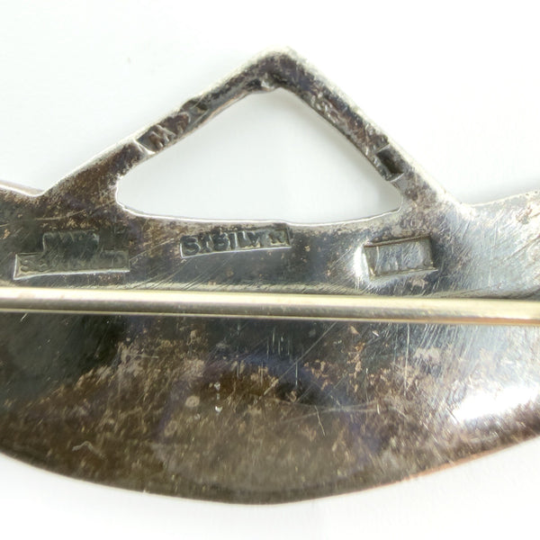 Large Vintage Sterling Silver Celtic Brooch 925 by Hamish Dawson Bowman