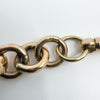 Antique Victorian Chunky 9ct Gold 16” Fancy Albert Chain 2x Dog Clips Birm 1900