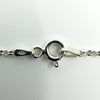 Vintage Sterling Silver St. Christopher Ingot Pendant & "18 Chain / Necklace 925