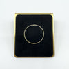 Large Skinny Gold Plated Hoop Earrings in Sterling Silver 925