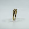 Edwardian Antique 18ct Gold Diamond Boat Ring 750 Size P (Birmingham 1910)