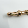 Antique Victorian Chunky 9ct Gold 16” Fancy Albert Chain 2x Dog Clips Birm 1900