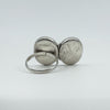 Vintage Sterling Silver Oval Engraved Secret Locket Ring 925 Size N 1/2