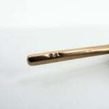 Vintage 1992 9ct Rose Gold Fob & T-Bar 375 by David Scott Walker
