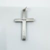 Vintage Sterling Silver Turquoise Christian Cross Pendant & 18” Chain 925