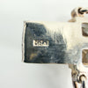 Chunky Sterling Silver 40ct Double Row CZ Tennis 8" Bracelet 925
