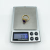 Vintage 9ct Amethyst Solitaire Ring Size
