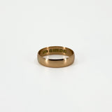 Antique Edwardian 9ct Rose Gold Full Band / Ring 375 Size O - P(Birm 1906)