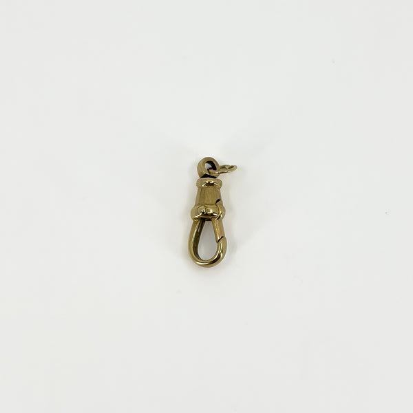 Vintage 9ct Gold Swivel Dog Clip & Hoop 375