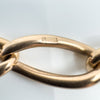Antique 9ct Rose Gold Oval Links Bracelet