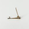 Antique Victorian 9ct Gold Trumpet / Hunting Horn Brooch 375