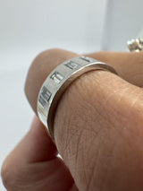 Chunky Platinum 0.90ct Diamond Baguette Cut Band / Ring 950 Size P UNISEX