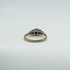Vintage 18ct Gold & Platinum 0.20ct Diamond Solitaire Ring 750 Size O Engagement