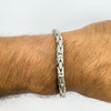 Chunky Sterling Silver 9.4” Byzantine Bracelet 925 Heavy 40g 