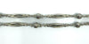 Vintage Sterling Silver 17.5” Fancy Link Chain with Dog Clip & T-Bar Pendant 925