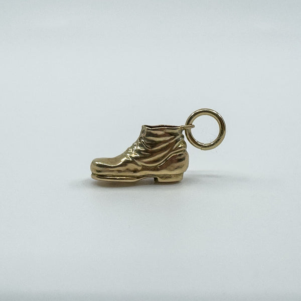 Vintage 9ct Gold Shoe Boot Pendant / Charm 375 (Chester 1957)
