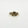 Vintage 9ct Gold Irish Claddagh Ring 375 Size Q - R 