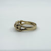 Vintage 9ct Gold Single Row Keeper Ring 375 Size L (London 1979)