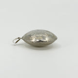 Vintage Sterling Silver Large Chunky Round Photo Locket 925 