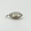 Vintage Sterling Silver Large Chunky Round Photo Locket 925 