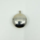 Vintage Sterling Silver Large Chunky Round Photo Locket 925 (1994)