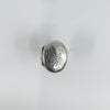 Vintage Sterling Silver Oval Engraved Secret Locket Ring 925 Size N 1/2