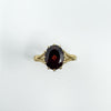 Vintage 9ct Gold 2ct Amethyst Solitaire Ring Size O - P (Birmingham 1994)