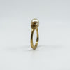 Vintage 9ct Gold Pearl Ring 375 Size M 